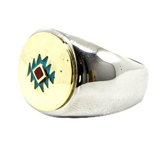 Southwestern Round Ring by Black Pearl Creations