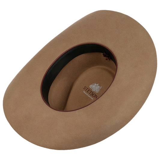Stetson Evansville Western Hat from underneath