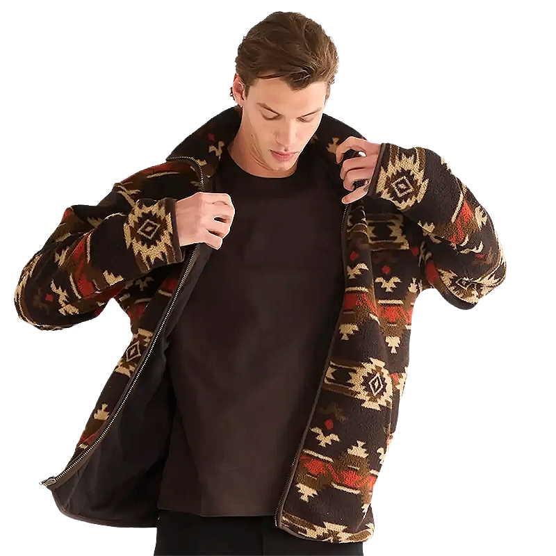 Sherpa Fleece-takki, Aztec Chocolate Torte