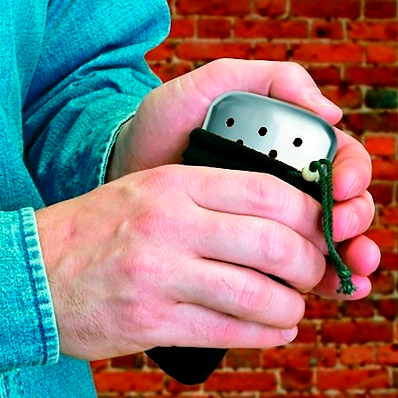 Hand Warmer, High Polish Chrome