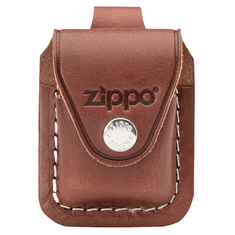 Lighter Pouch, Brown Leather
