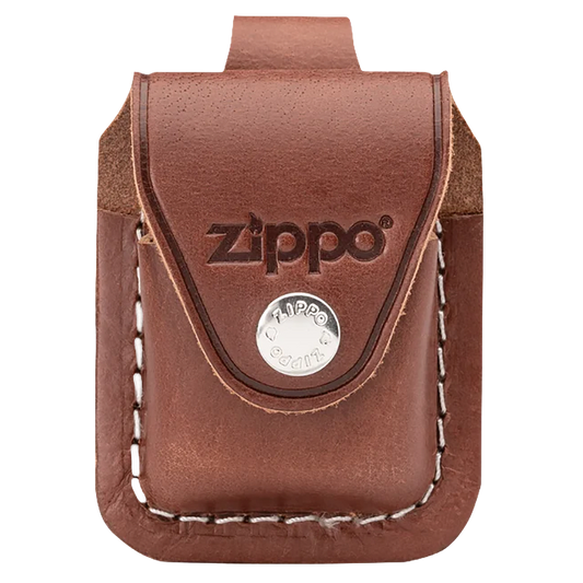 Lighter Pouch, Brown Leather
