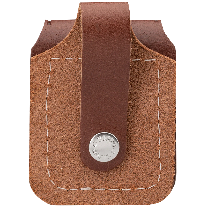 Lighter Pouch, Brown Leather